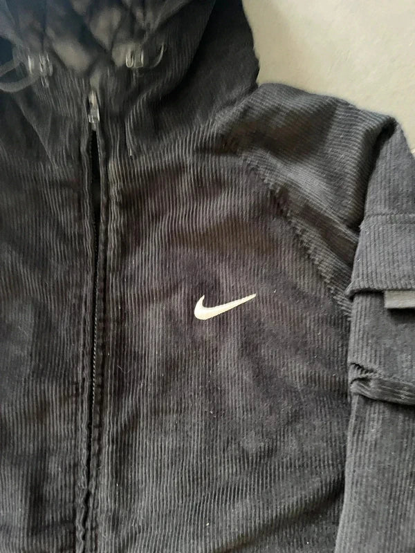 Supreme Nike Arc corduroy hooded jacket Black