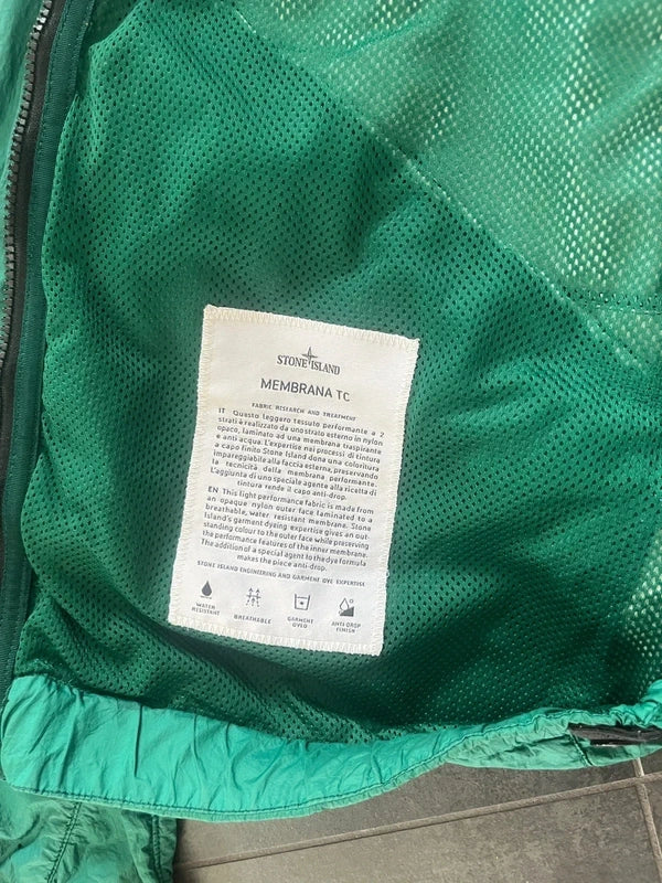 Stone Island membrana tc windbreaker jacket green (Str L)