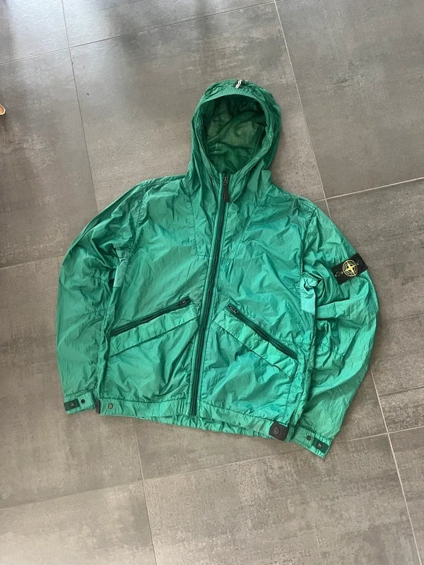 Stone Island membrana tc windbreaker jacket green (Str L)