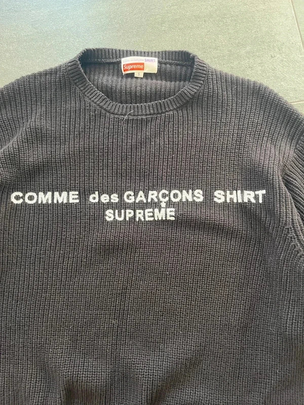 Supreme x comme des garcons sweatshirt Black (Str S)