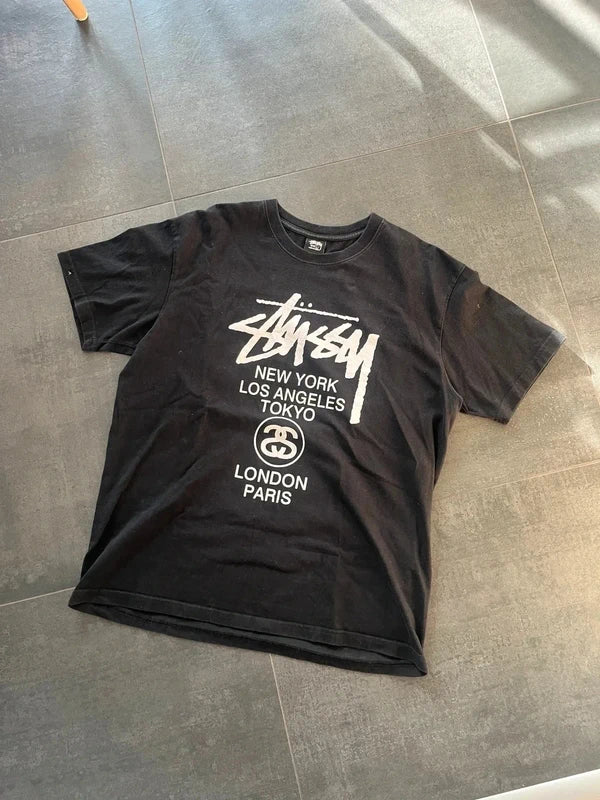 Stussy world tour tee Black (Str L)