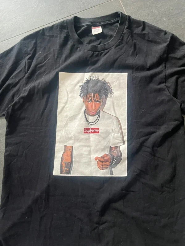 Supreme nba youngboy photo tee black (Str Xl)