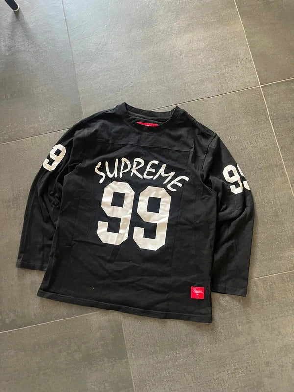 Supreme 99 L/S football top longsleeve Black (Str M)