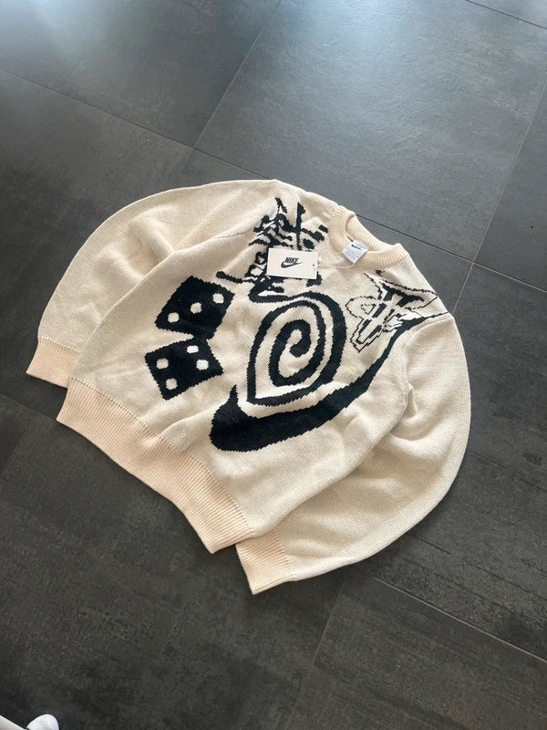 Nike x Stussy knitted sweater natural beige (Str L)