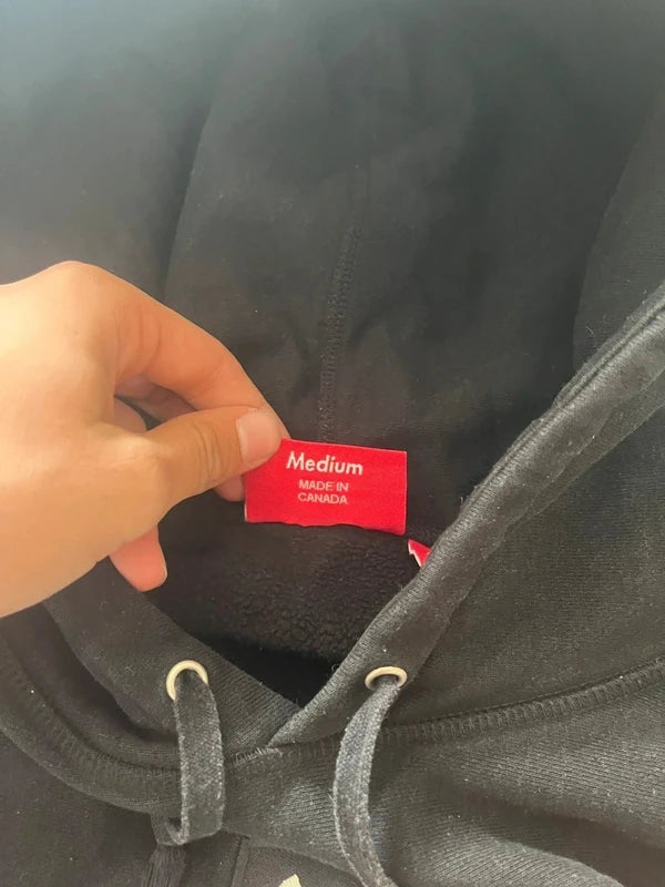 Supreme cross box logo hoodie Black (Str M)