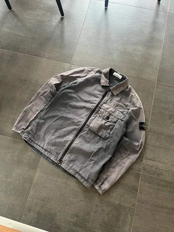 Stone Island washed Blue overshirt (Str M)
