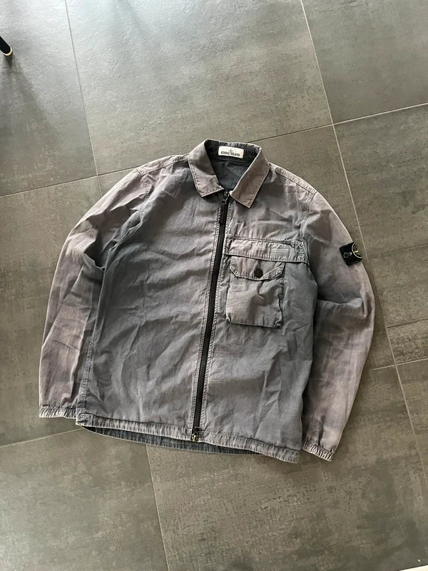 Stone Island washed Blue overshirt (Str M)