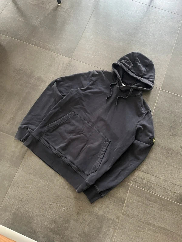 Stone Island basic hoodie navy blue (Str M)