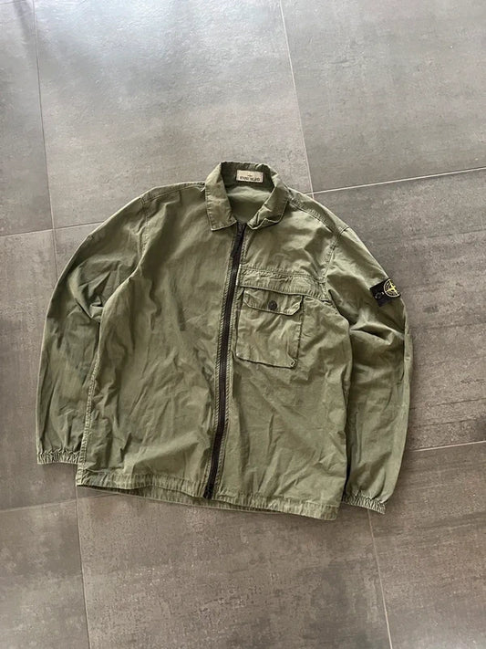 Stone Island overshirt khaki Dark green (Str L)