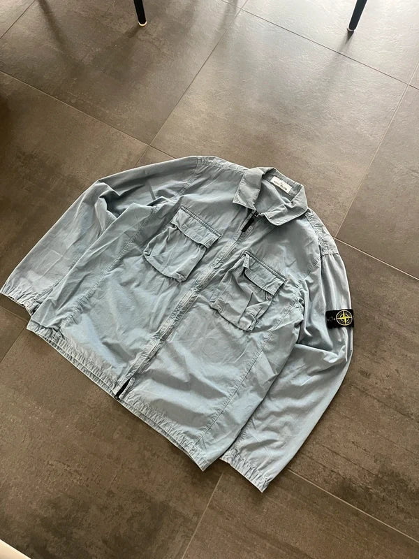 Stone Island overshirt turquoise light blue (Str XL)