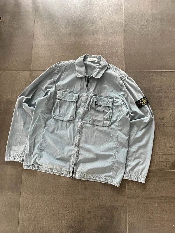 Stone Island overshirt turquoise light blue (Str XL)