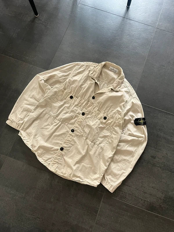 Stone Island overshirt cream beige (Str L)