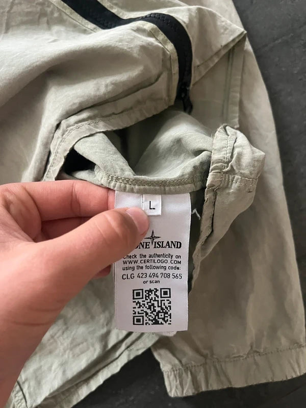 Stone Island overshirt Dusty olive beige (Str L)