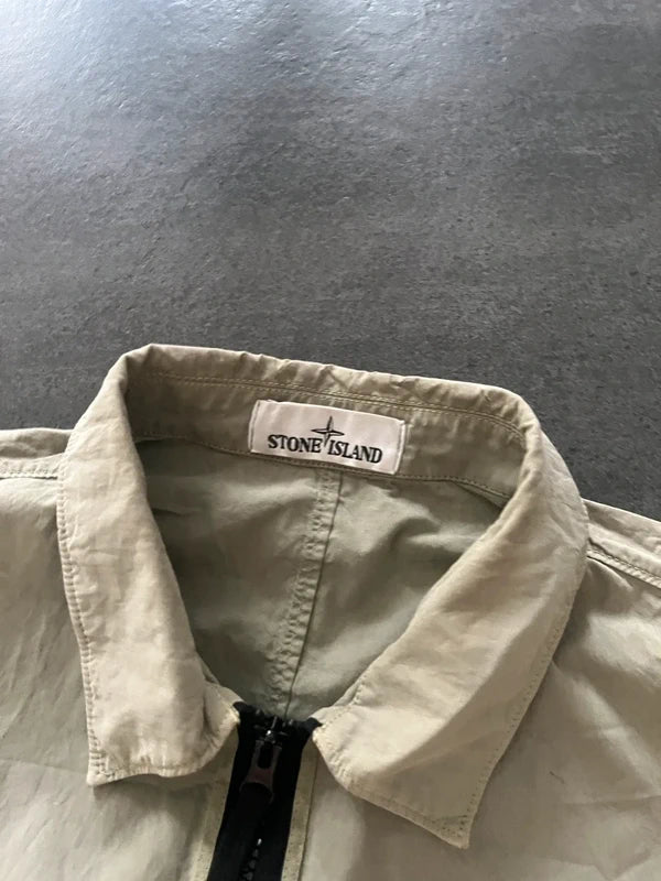 Stone Island overshirt Dusty olive beige (Str L)