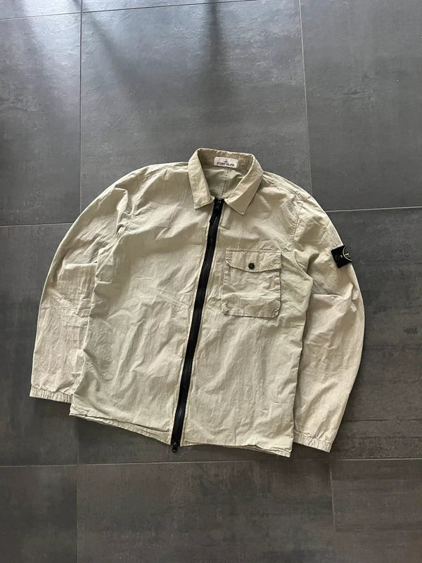 Stone Island overshirt Dusty olive beige (Str L)