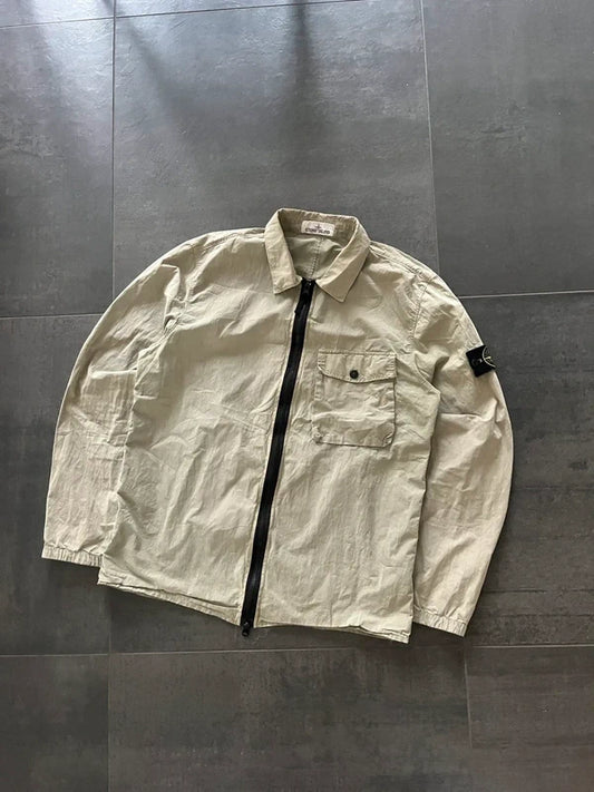 Stone Island overshirt Dusty olive beige (Str L)