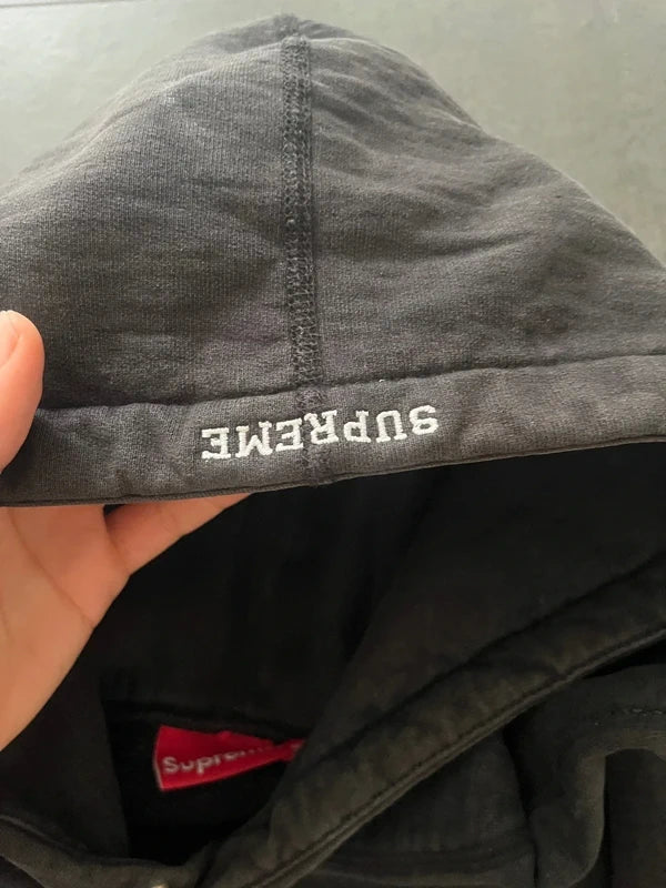 Supreme S logo hoodie Black (Str XL)