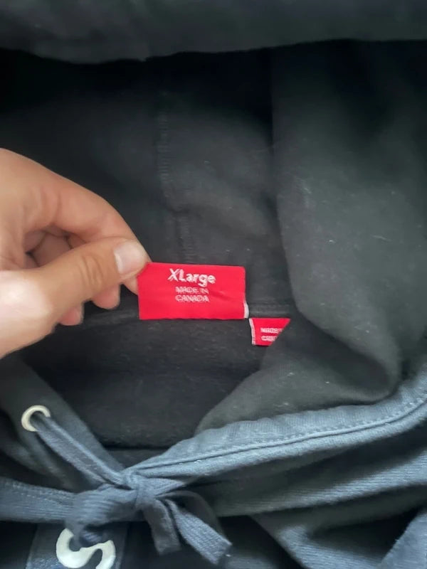 Supreme cross box logo hoodie Black (Str XL)