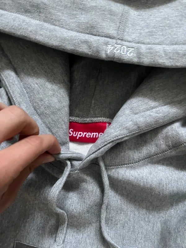 Supreme Grey box logo hoodie Grey (Str M)