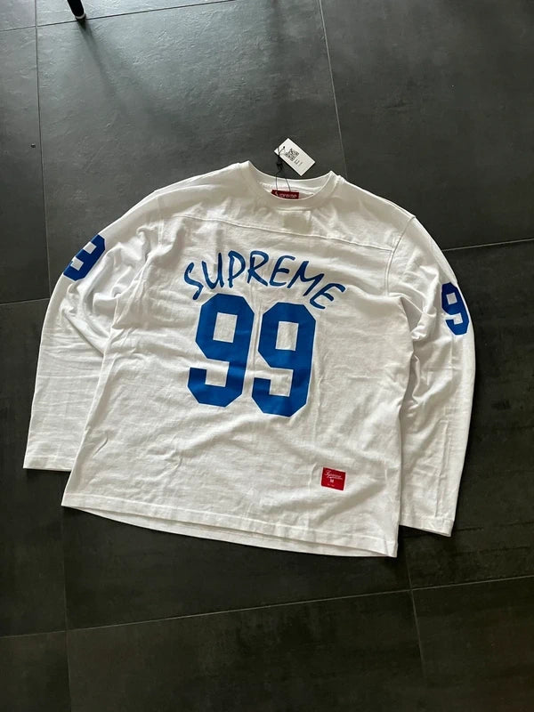 Supreme 99 L/S football top longsleeve White (Str M)