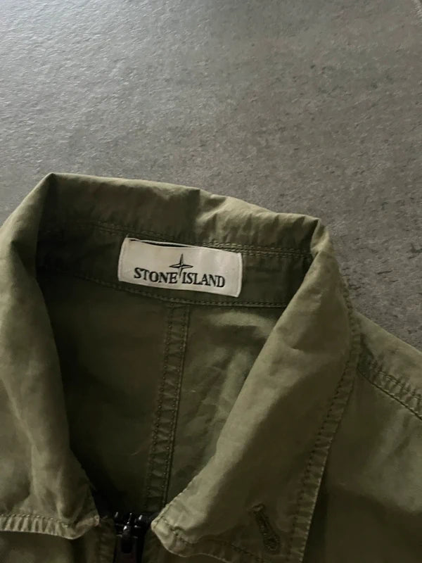 Stone Island overshirt Dark green khaki (Str M)