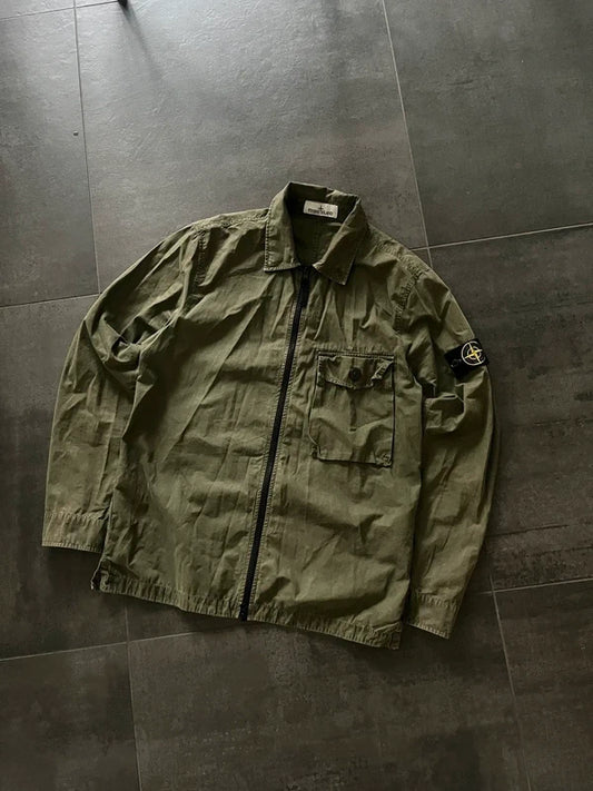 Stone Island overshirt Dark green khaki (Str M)