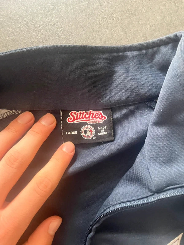 New York Yankees baseball zipped sweater navy blue (Str L)