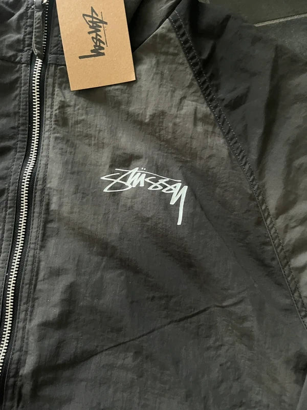 Stussy wave dye Beach Shell jacket Grey (Str L)