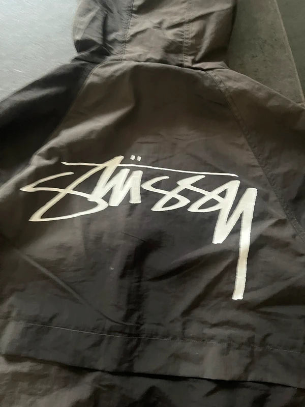 Stussy wave dye Beach Shell jacket Grey (Str L)