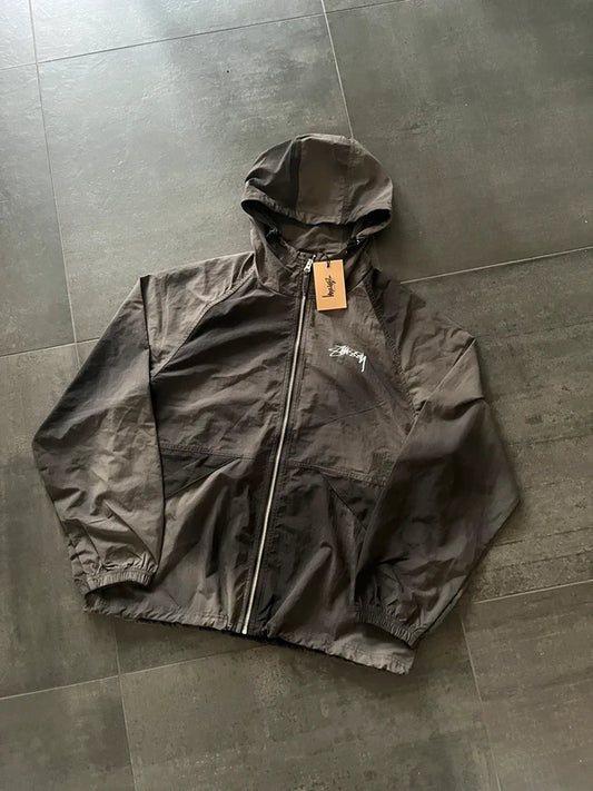 Stussy wave dye Beach Shell jacket Grey (Str L)