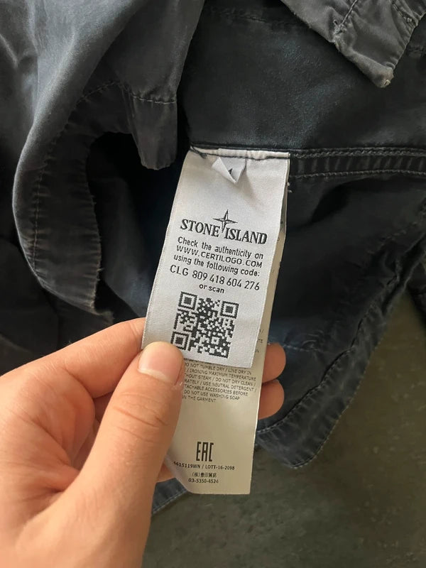 Stone Island overshirt navy blue (Str M)