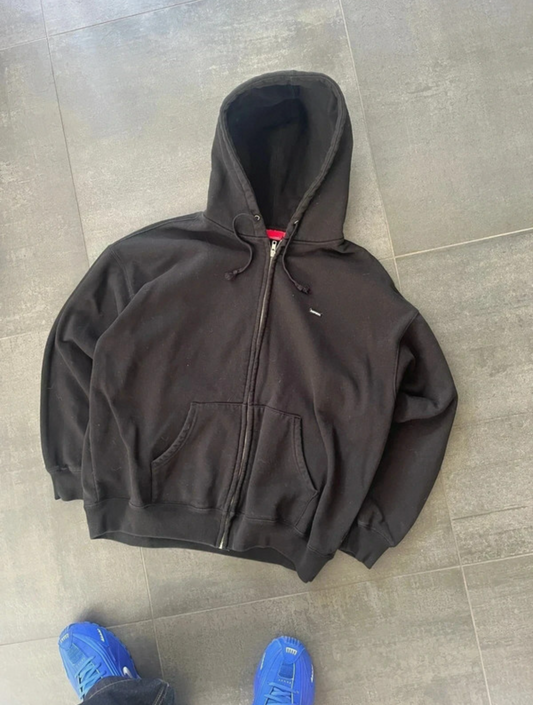 Supreme Zip-up hoodie Black (Str L)