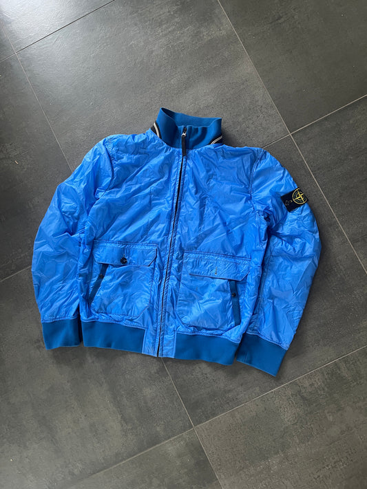 Stone island 2011 Blue Tyveck Micro Rip stop bomber jacket (Str L)