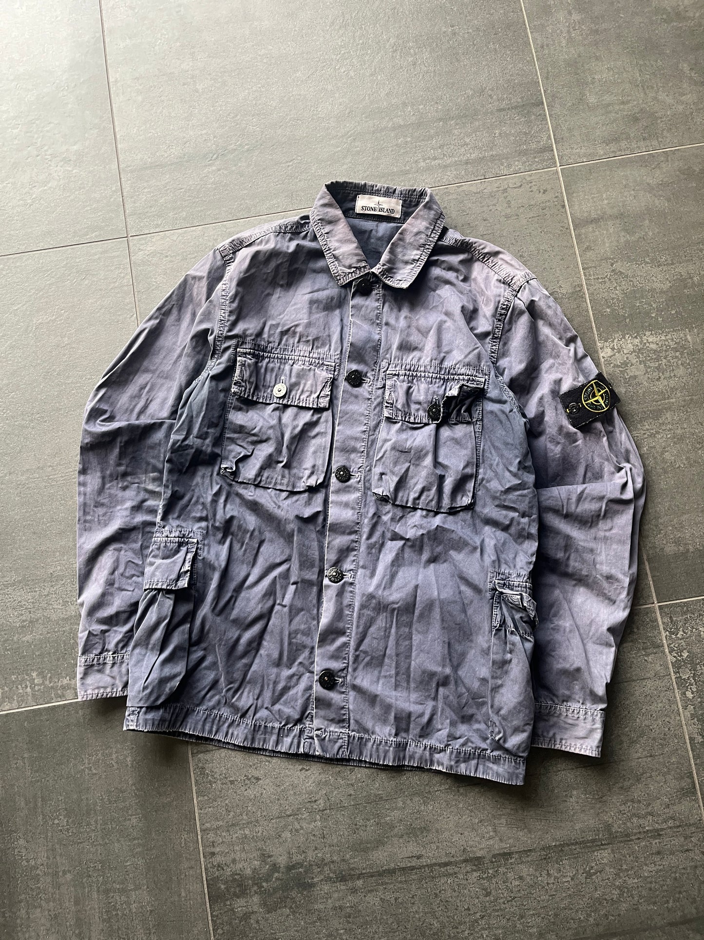 Stone Island overshirt vintage blue (Str M)
