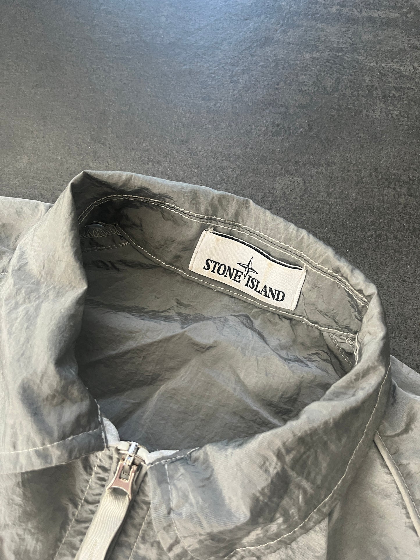 Stone island nylon overshirt Light Grey (Str M)
