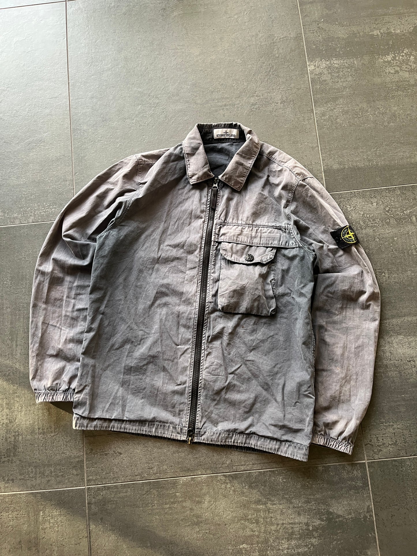 Stone Island washed Blue overshirt (Str M)