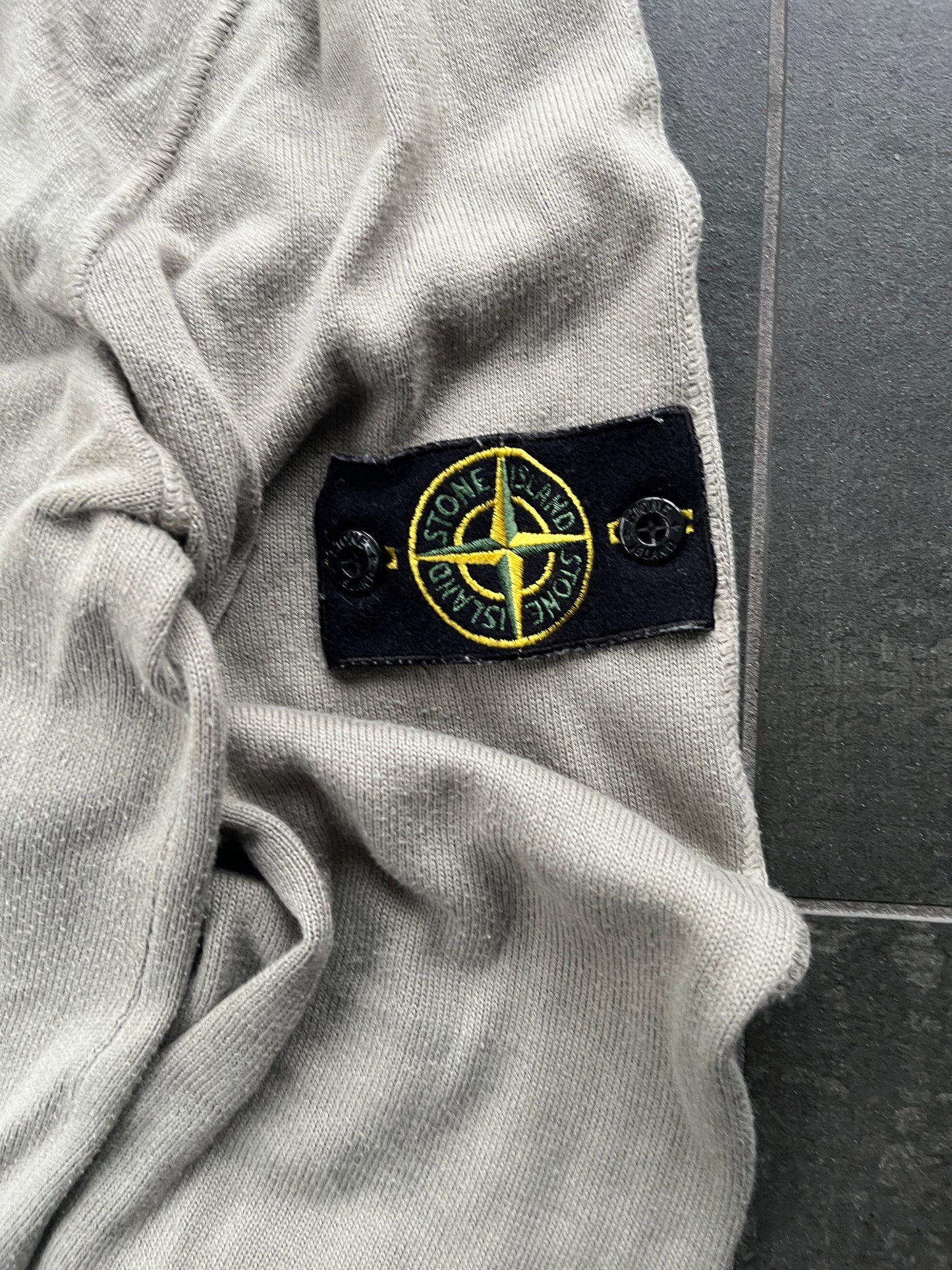 Stone Island striktrøje “grå” (Str L)