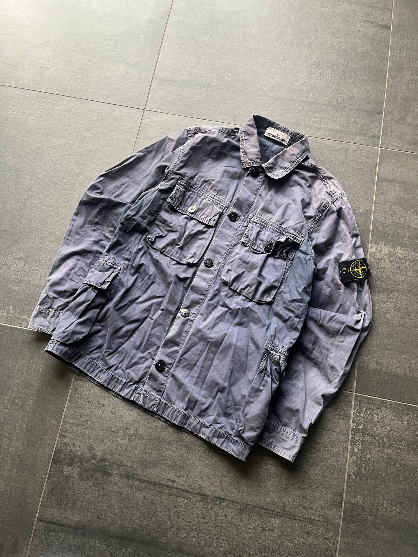 Stone Island overshirt vintage blue (Str M)
