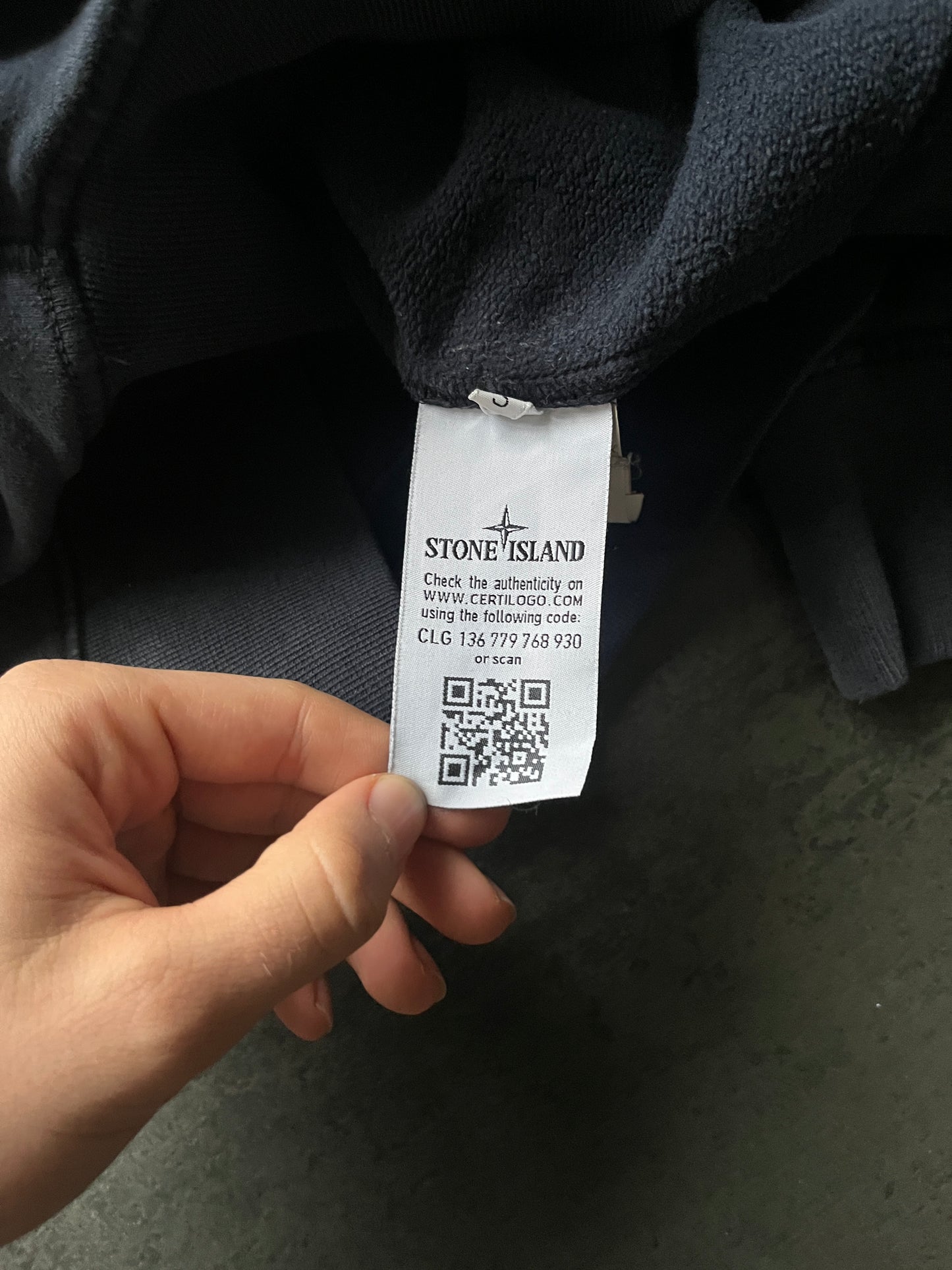 Stone Island sweatshirt Navy Blue (Str S)