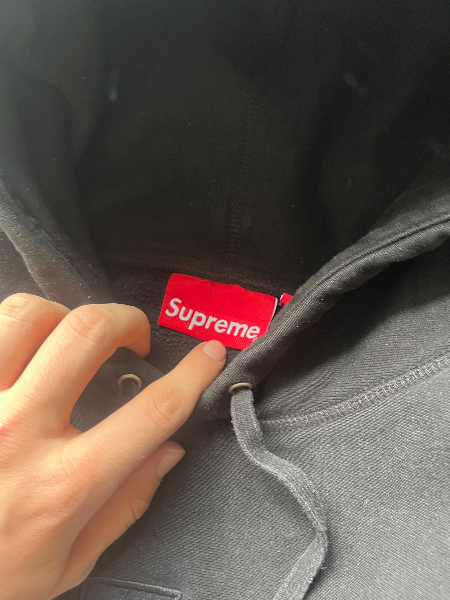 Supreme cross box logo hoodie Black (Str M)