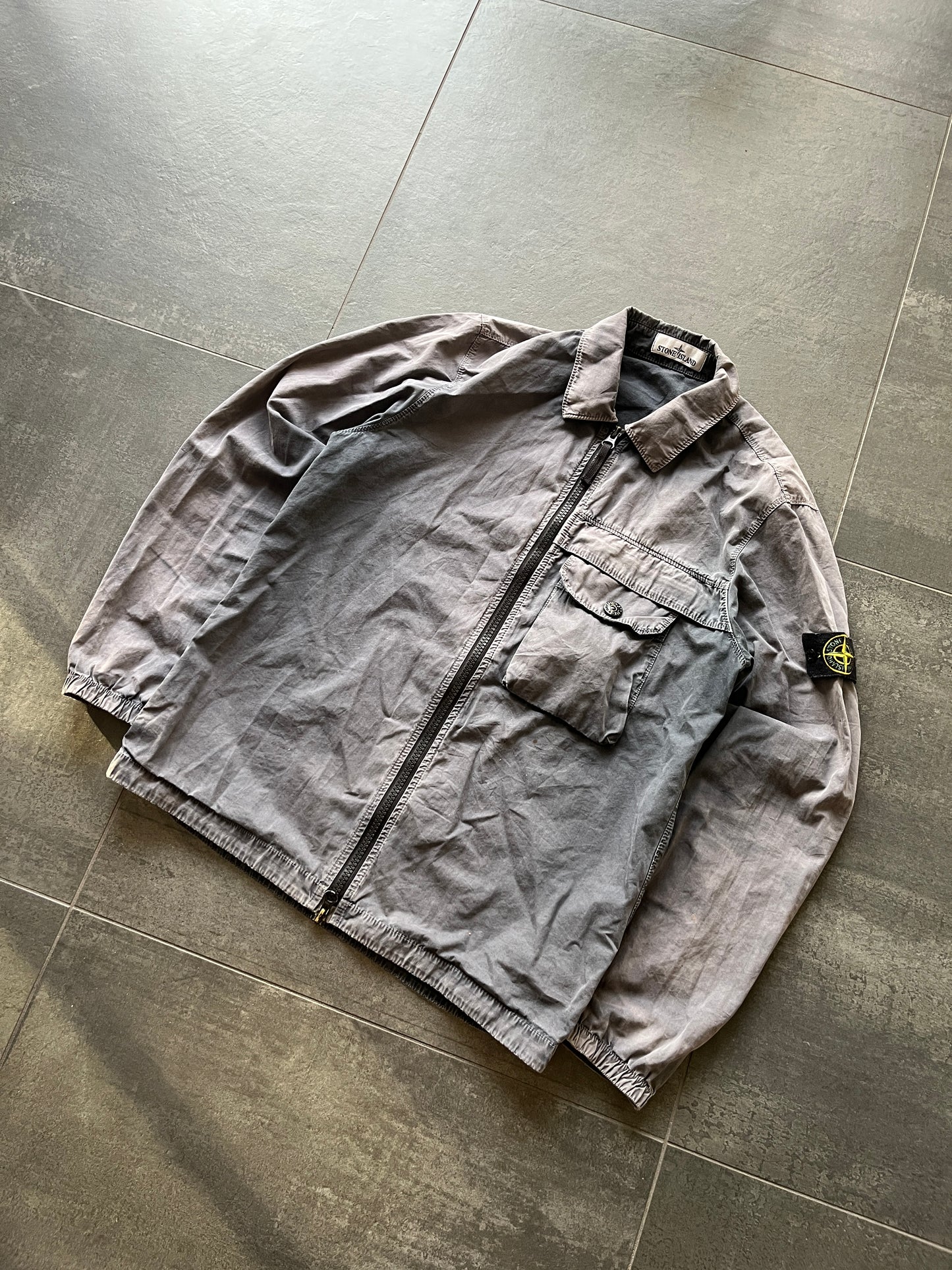 Stone Island washed Blue overshirt (Str M)
