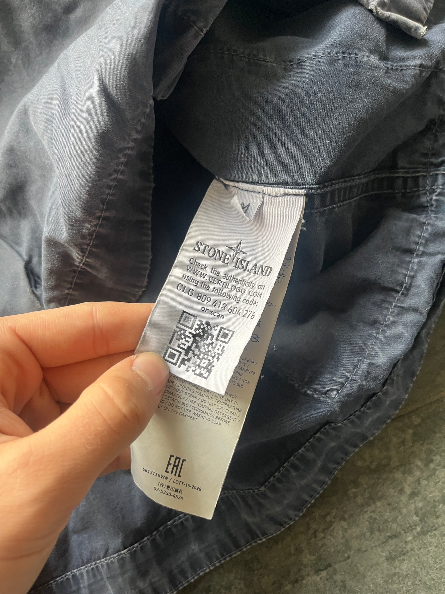 Stone Island overshirt vintage blue (Str M)